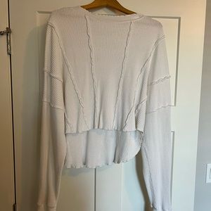Free People White Long-sleeve Thermal